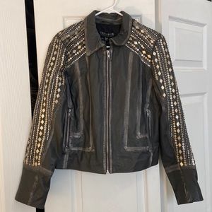 Idyllwind by Miranda Lambert 100% genuine leather jacket with studs